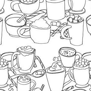 Hot Cocoa (for coloring!)