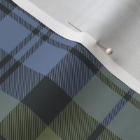 Campbell 1739 tartan, 12" muted custom