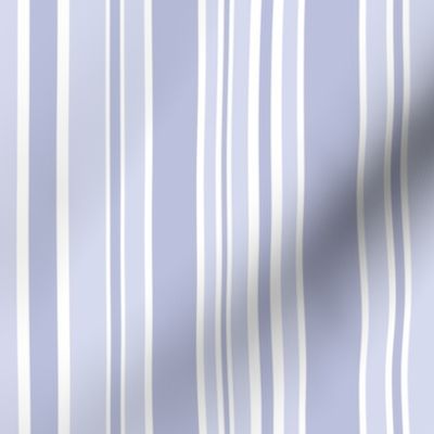 Two Tone Periwinkle Vertical Stripes