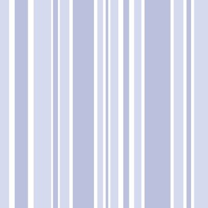 Two Tone Periwinkle Vertical Stripes