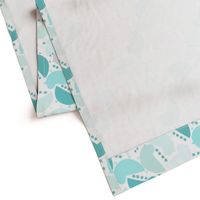 Colette’s Chicks and Stars- Mint, Aqua & Grey