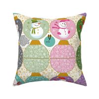 Snowmen Ornament Pouches-Mix