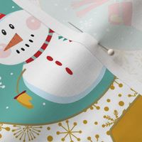 Snowmen Ornament Pouches-Mix