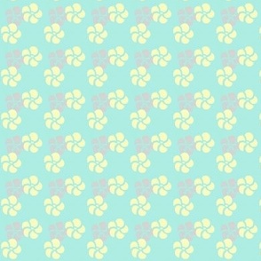 Hawiian Aloha Infant Nursery Print Pastel Flowers