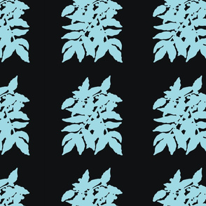 leaves_blk_turquoise