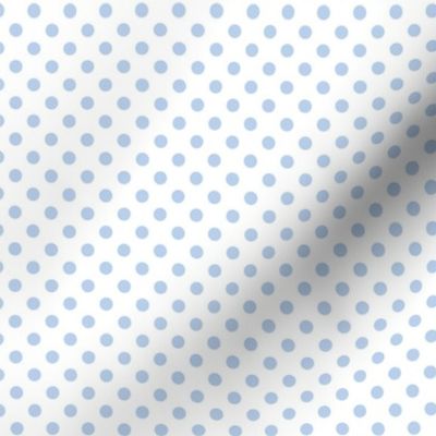 Blue and White Polka Dot