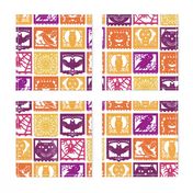 Halloween Papel Picados - Texture