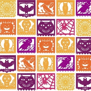 Halloween Papel Picados - Texture