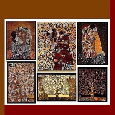 Gustav Klimt Fabric, Wallpaper and Home Decor | Spoonflower