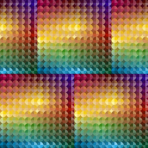 Blocks of Rainbow Circles
