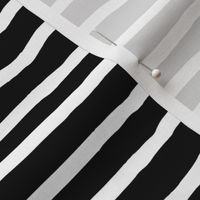 Black and White Horizontal Stripes