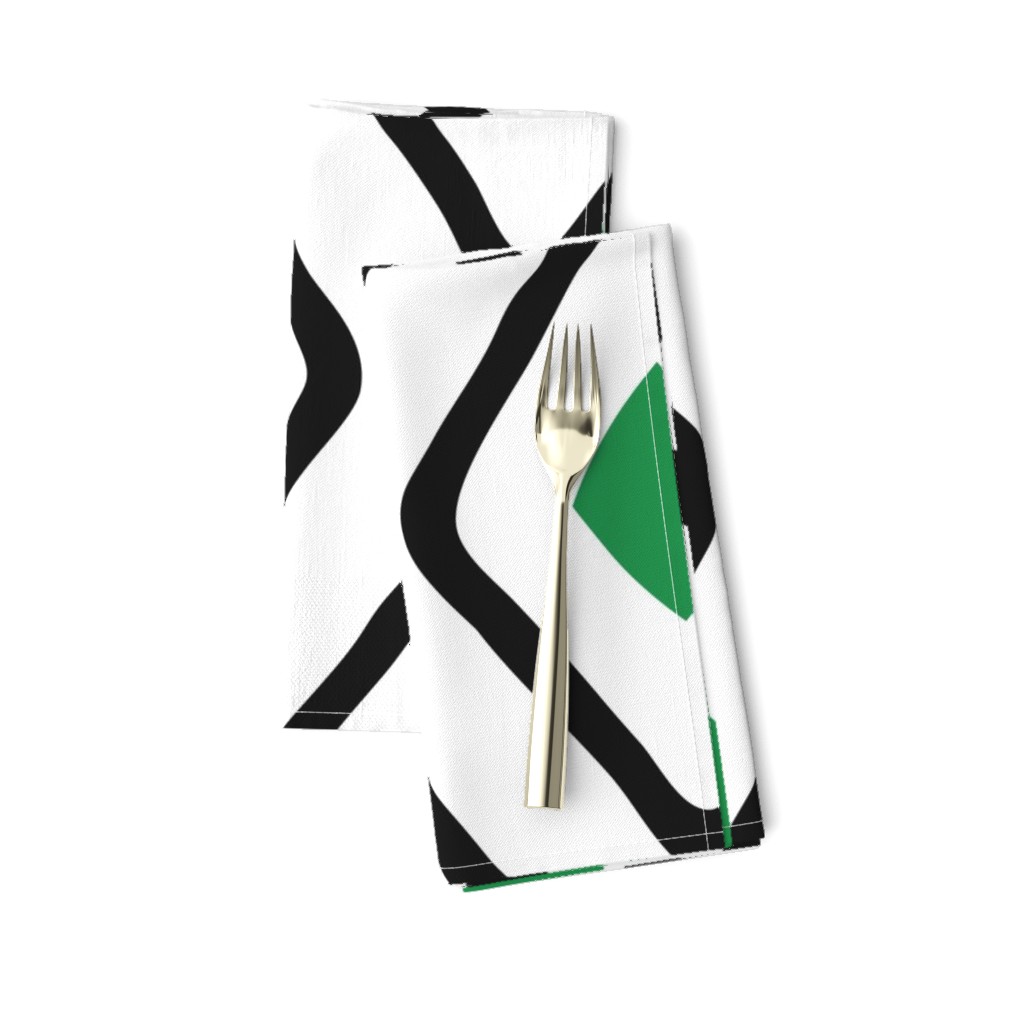 Diamond in Diamond - Jumbo - Green, White, Black