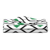 Diamond in Diamond - Jumbo - Green, White, Black