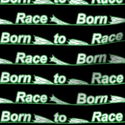 Born to Race Lure coursing - glowing green