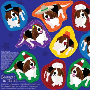 Bassets in Hats (See FQ View for More Bassets!)