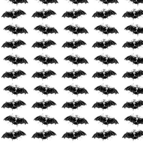 Skeletal Bats on white