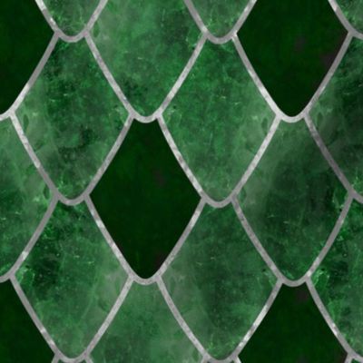 Emerald Snake Gemstone Dragon Scales
