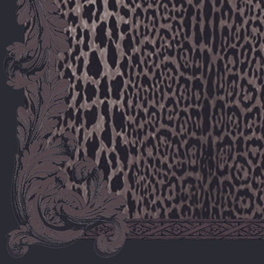 Grey Leopard Baroque