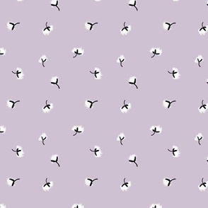 Cotton Boll Calico | Lavender Ice