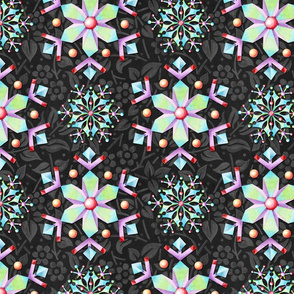 Kaleidoscope Snowflakes