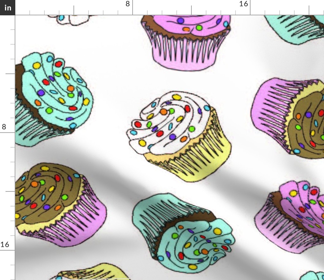 cupcakes for spoonflower