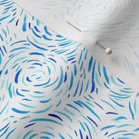 Watercolor Dash Waves