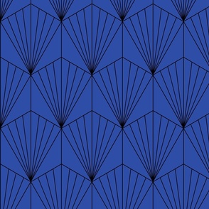 Hexagon blue