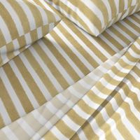 1” Gold Stripes - vertical - faux metallic gold