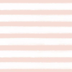 .5” Pastel Paint Stripe - Blush/white