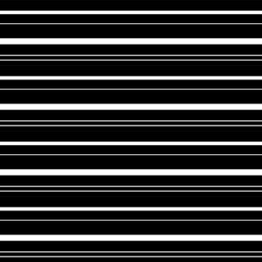 Abstract black white stripe small