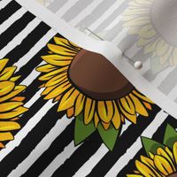 Sunflowers - black stripes