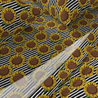 Sunflowers - black stripes