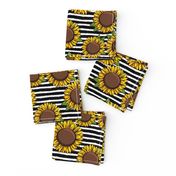 Sunflowers - black stripes