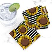 Sunflowers - black stripes