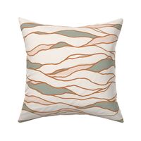 Lines of Nature - Blush, Sage, and Ochre