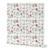 Sports ABC fat quarter