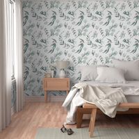 JUMBO Botanical Wallpaper Eucalyptus Native Edition 1 Large Scale Wallpaper