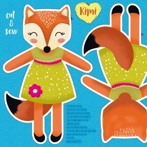 Kimi the fox- cut and sew