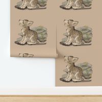 Howling Wolf Cub for Pillow