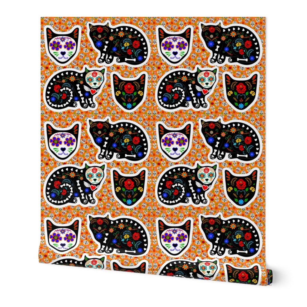 Sugar Skull Cat