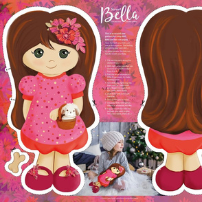 Bella cut and sew doll 21x18