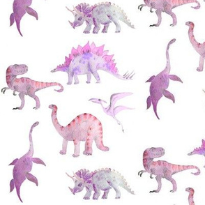 dinosaurs in pink