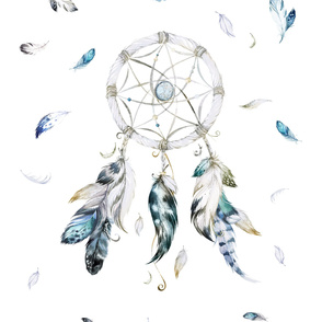 42"x54" 2 to 3 Yards of 42" wide Fabric Dream Catcher