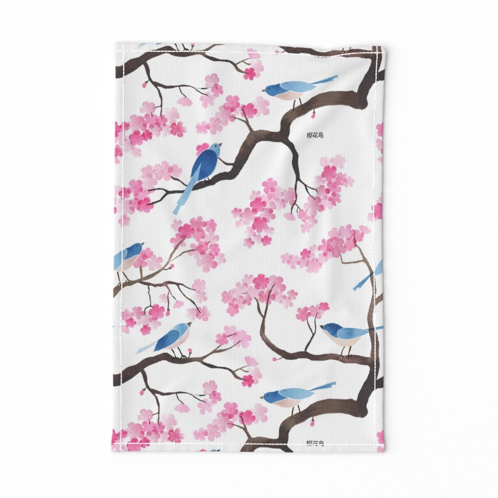 Cherry blossom birds