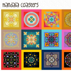 Mandala coasters