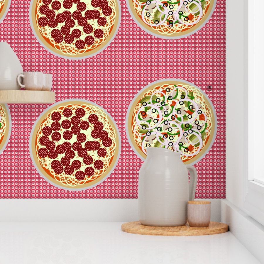 Pizza Night tea towel