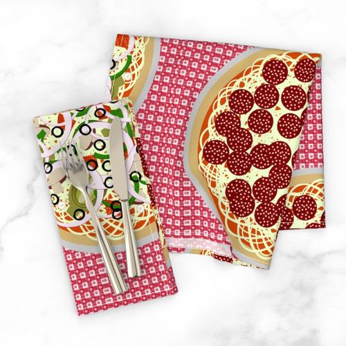 Pizza Night tea towel