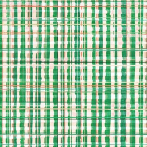 Homespun Plaid (soft green) MED