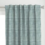 Homespun Plaid (teal grey) MED