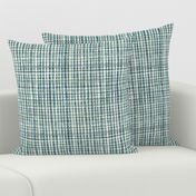 Homespun Plaid (teal grey) MED